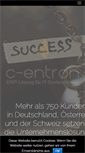 Mobile Screenshot of c-entron.de